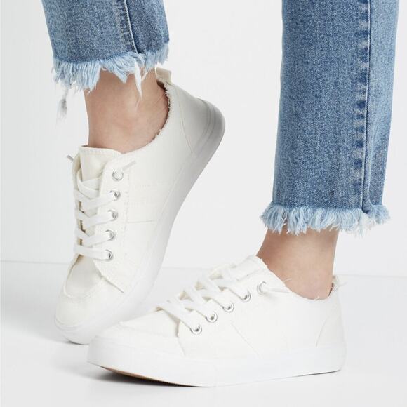 KANCAN Blue Vintage High Rise Distressed Slim Straight Ankle Jeans - Picture 2 of 12